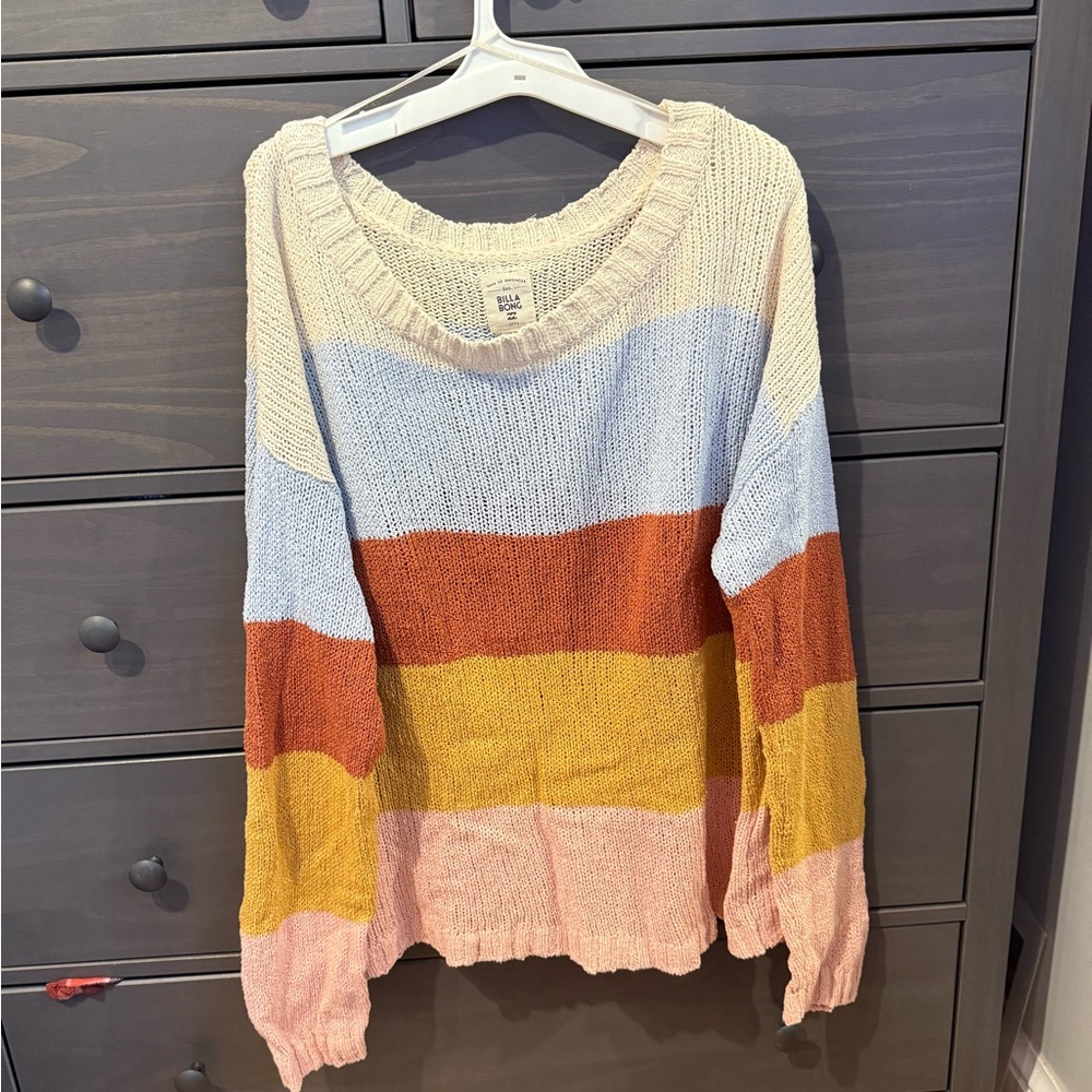 Billabong Multicolor Striped Sweater